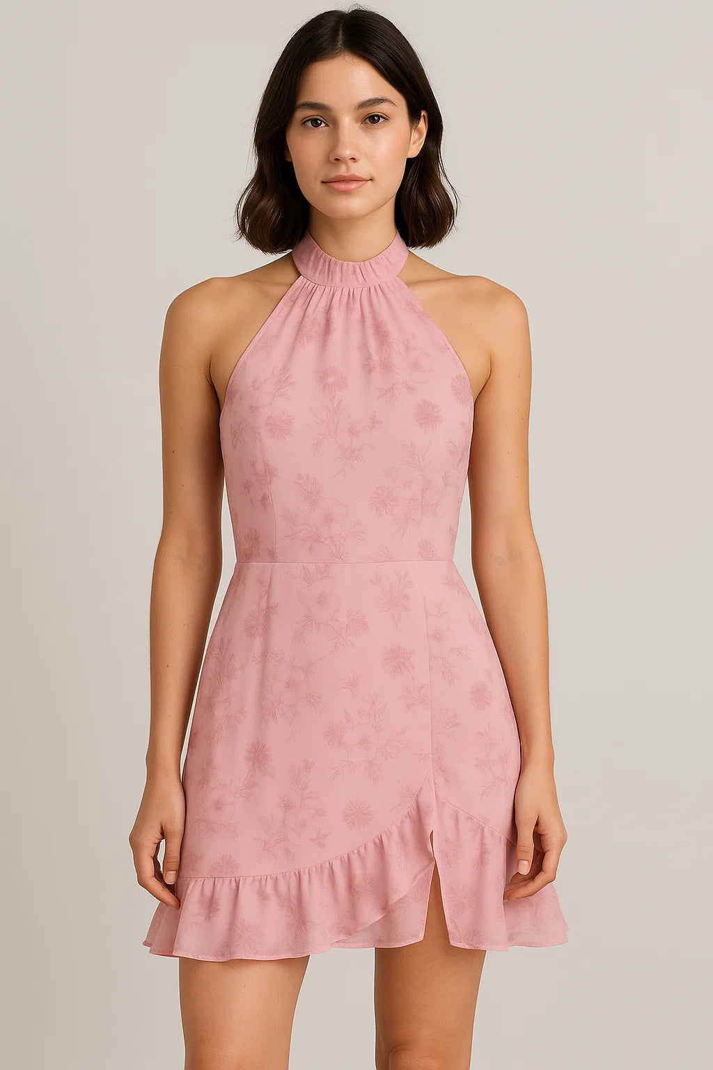 Pinkish Sunflower And Citntz Digital Printed Fabric - Pure Georgette