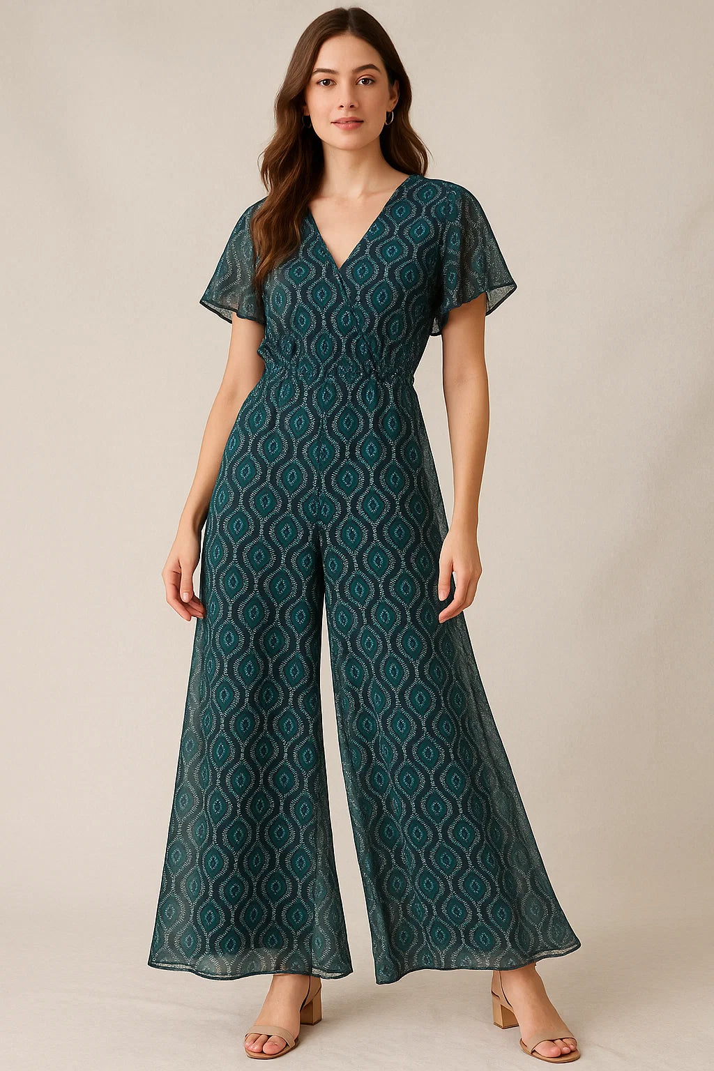 Rama Ogee Digital Printed Fabric