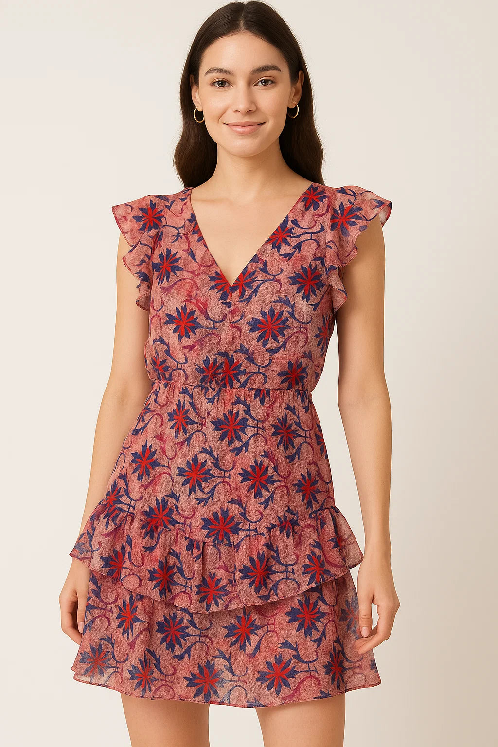 Maple Leaf Digital Printed Fabric