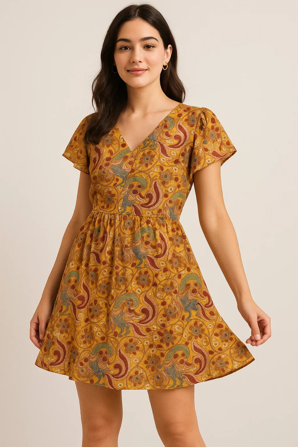 Estragon Decorative Pure Cotton Printed Fabric Material