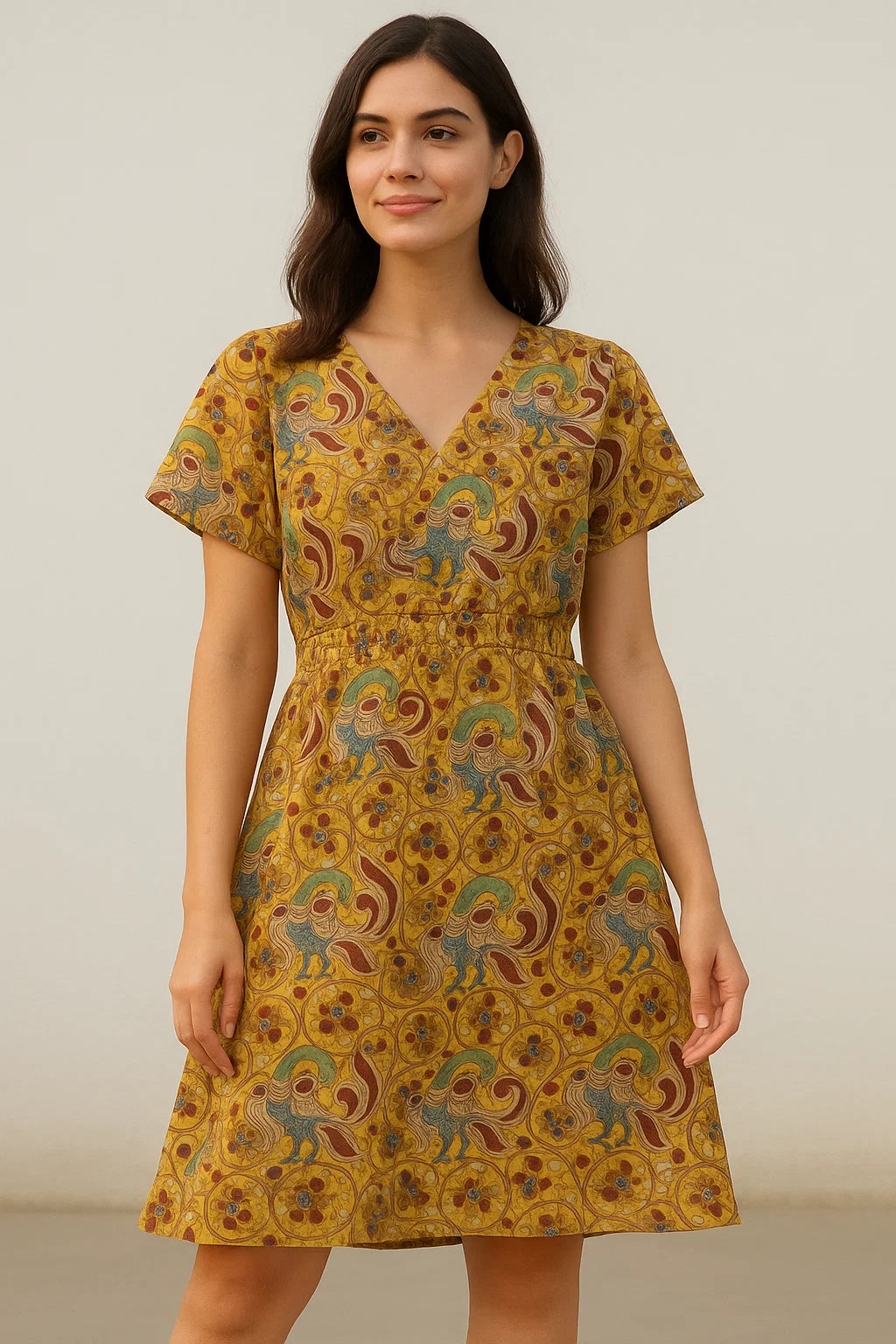 Estragon Decorative Pure Cotton Printed Fabric Material