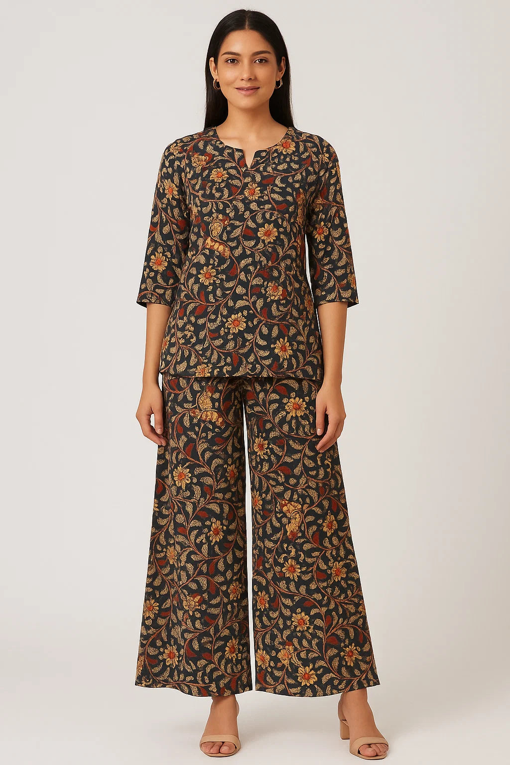 Dolden Floral Pure Cotton Printed Fabric Material