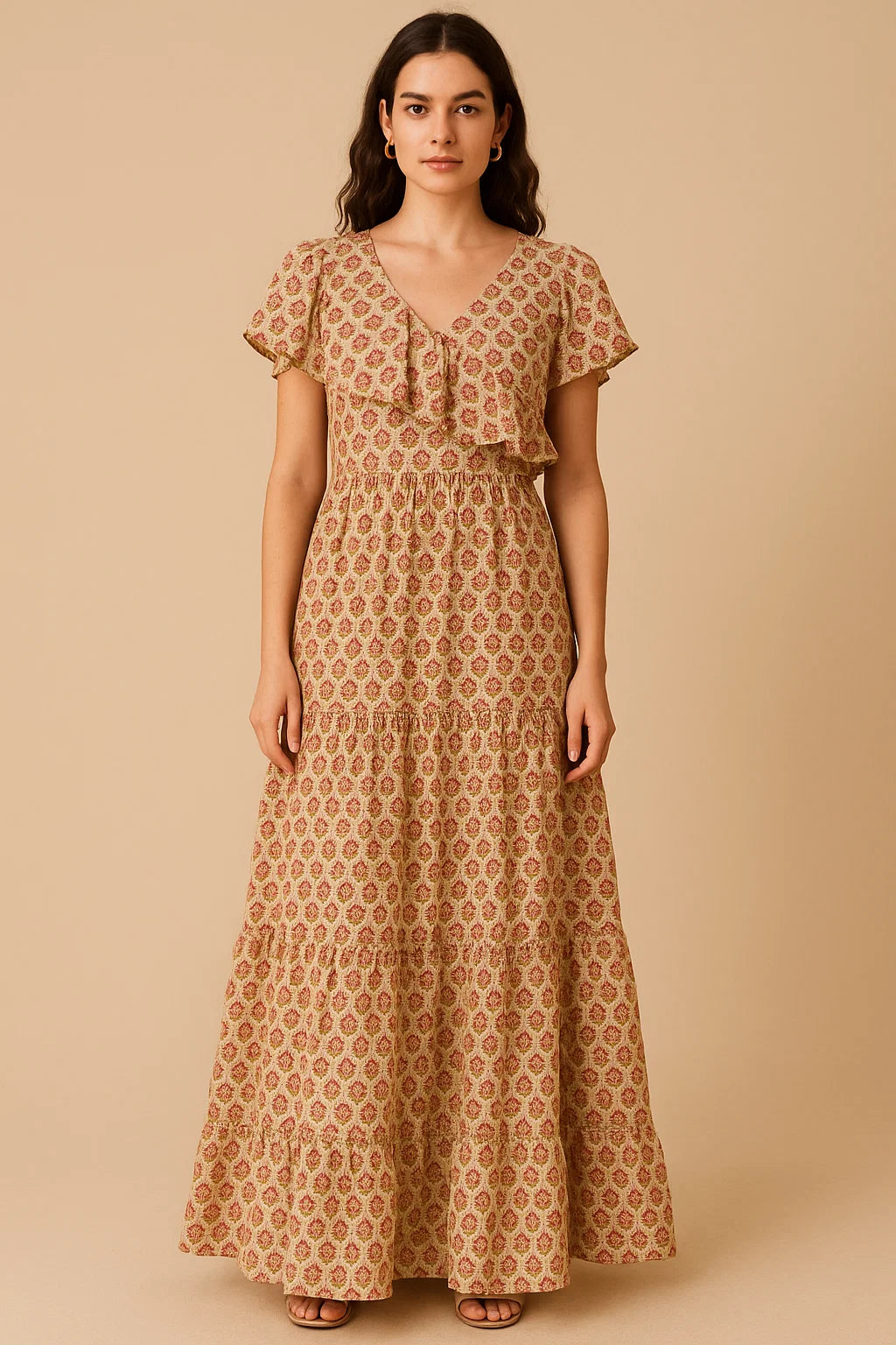 Decorative Liberty Floral Flower Digital Printed Fabric - Pure Cotton