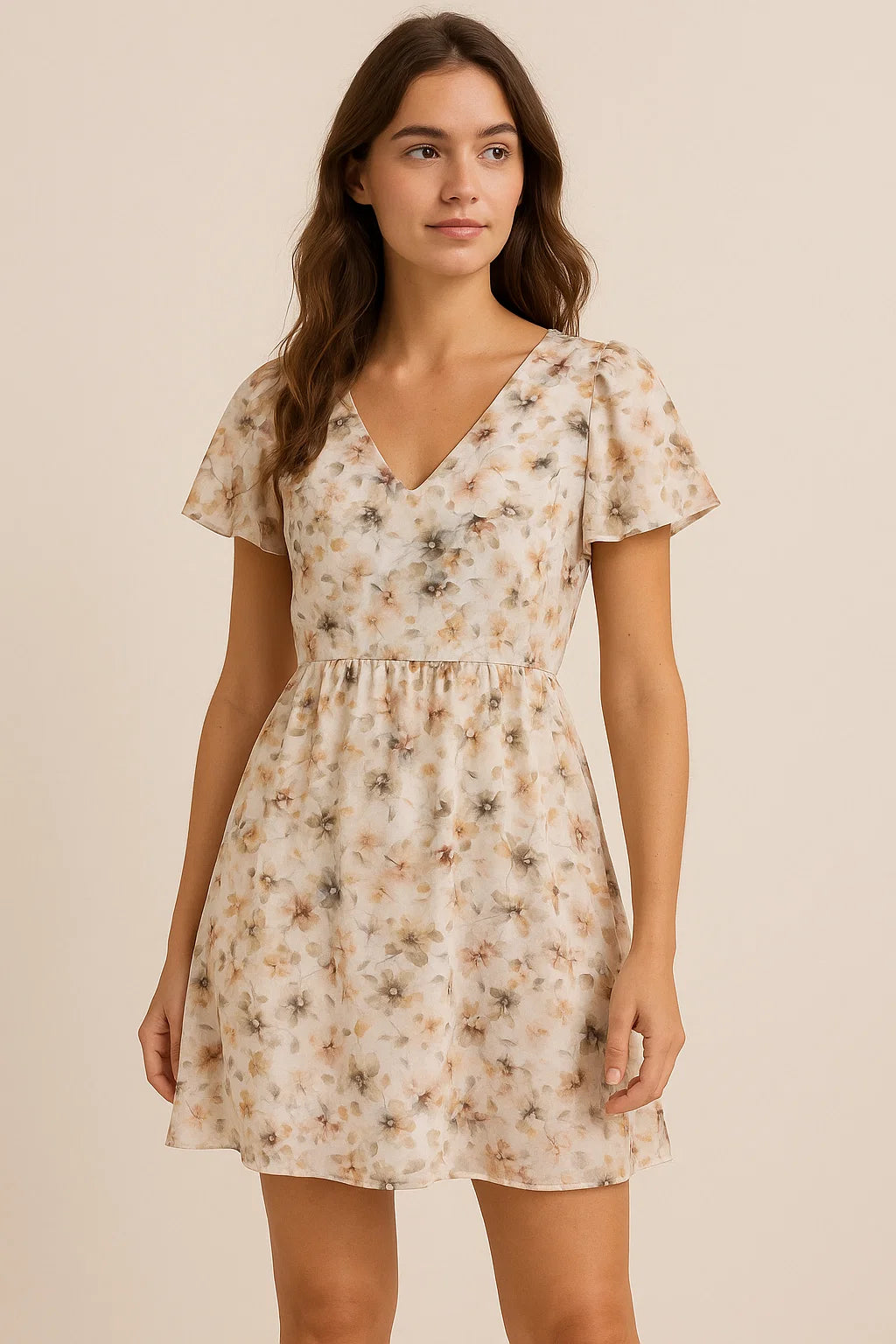 Vintage Pattern Of Chintz And Leaves Digital Printed Fabric - Cotton