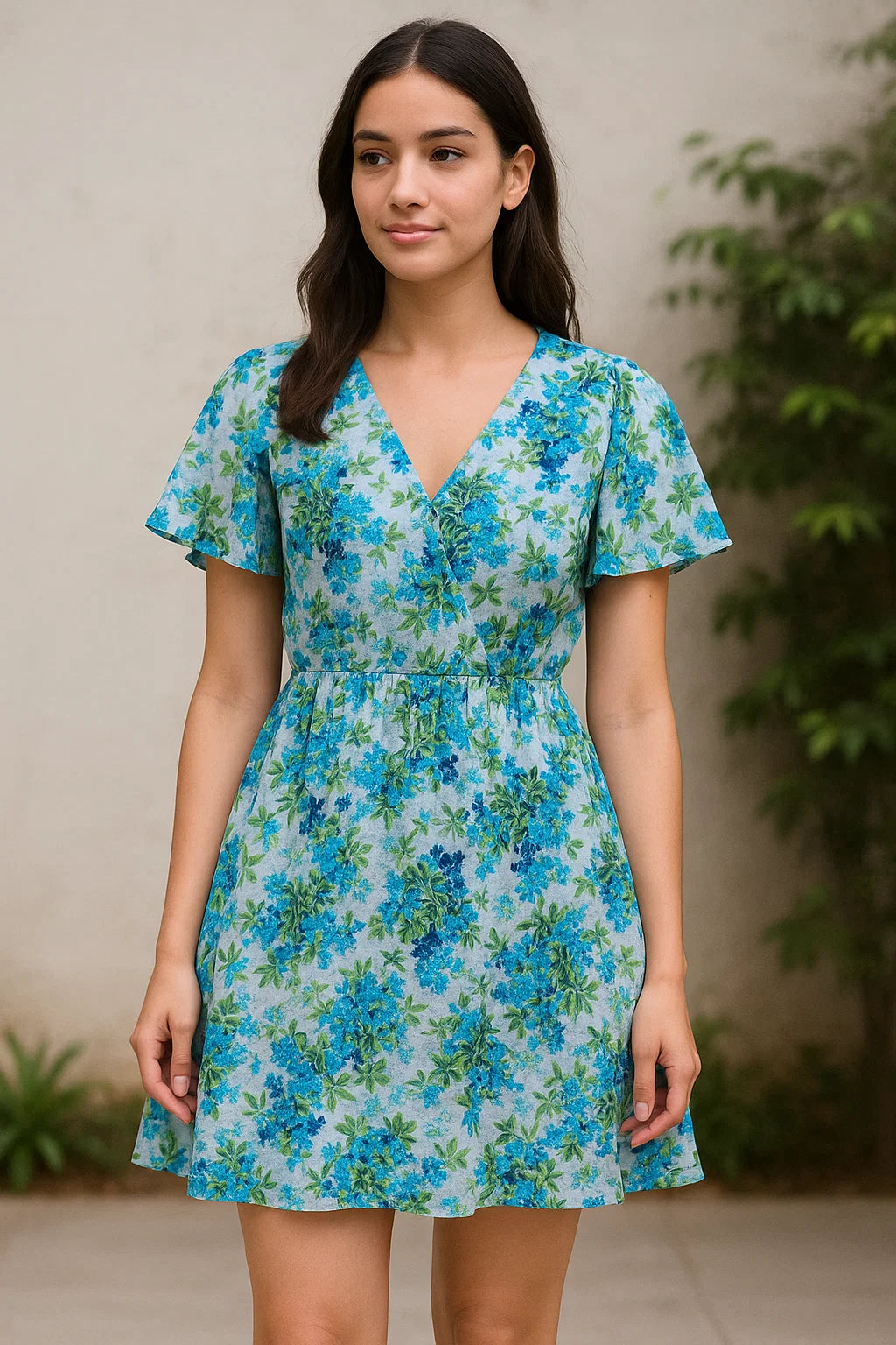 Watercolour Digital Paint Art Digital Printed Fabric - Cotton