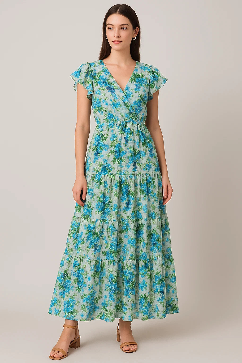 Watercolour Digital Paint Art Digital Printed Fabric - Cotton