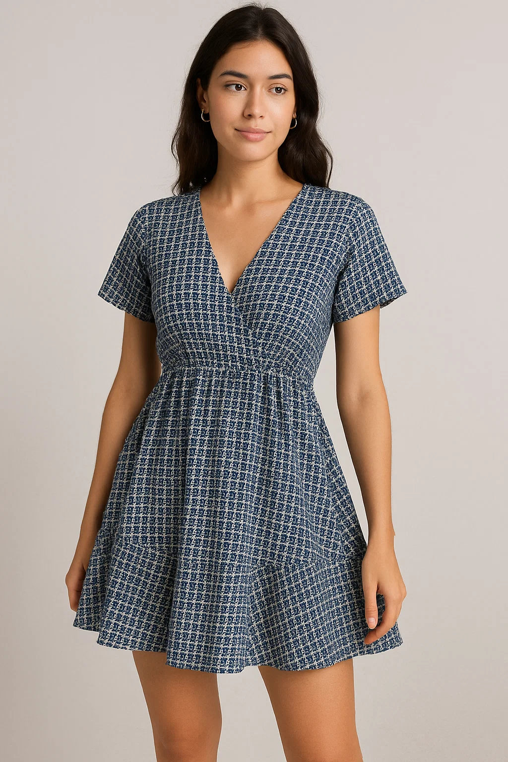 Greek Key Seamless Repeat Digital Printed Fabric - Cotton