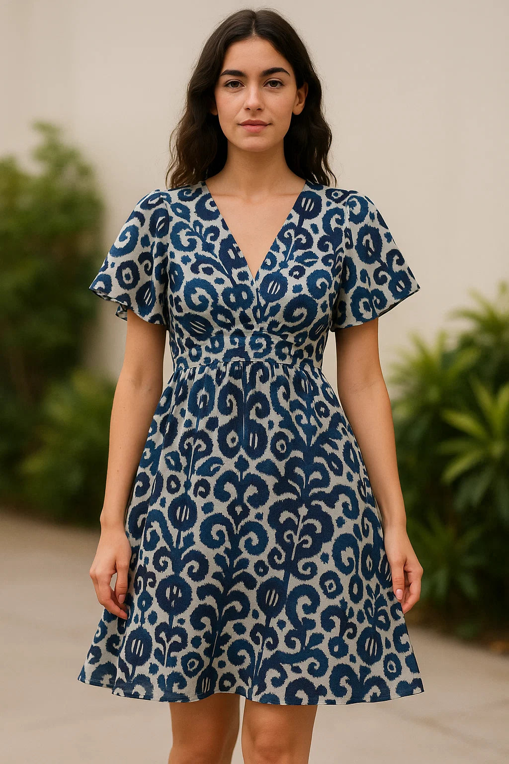 Decorative Paisley Seamless Repeat Digital Printed Fabric - Cotton