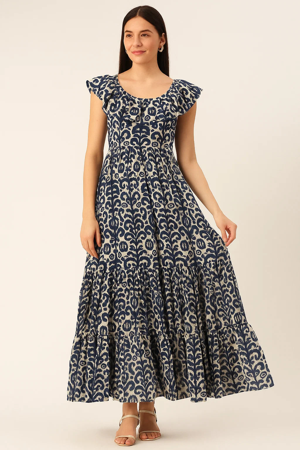 Decorative Paisley Seamless Repeat Digital Printed Fabric - Cotton