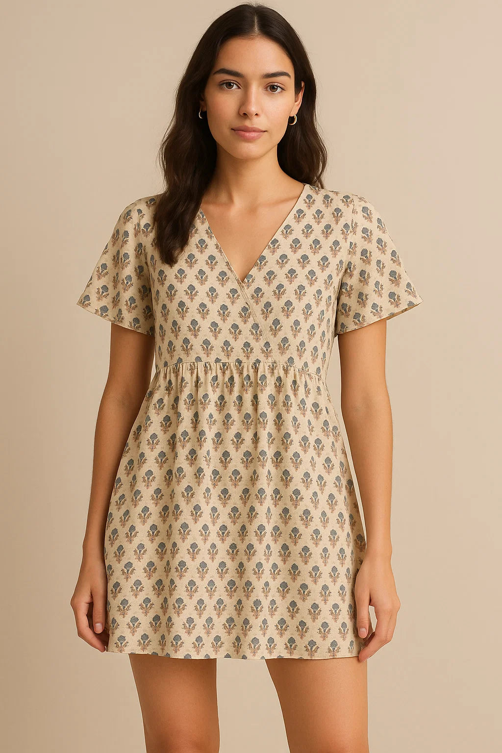 Beautiful Eucalyptus Tree Seamless Digital Printed Fabric - Cotton