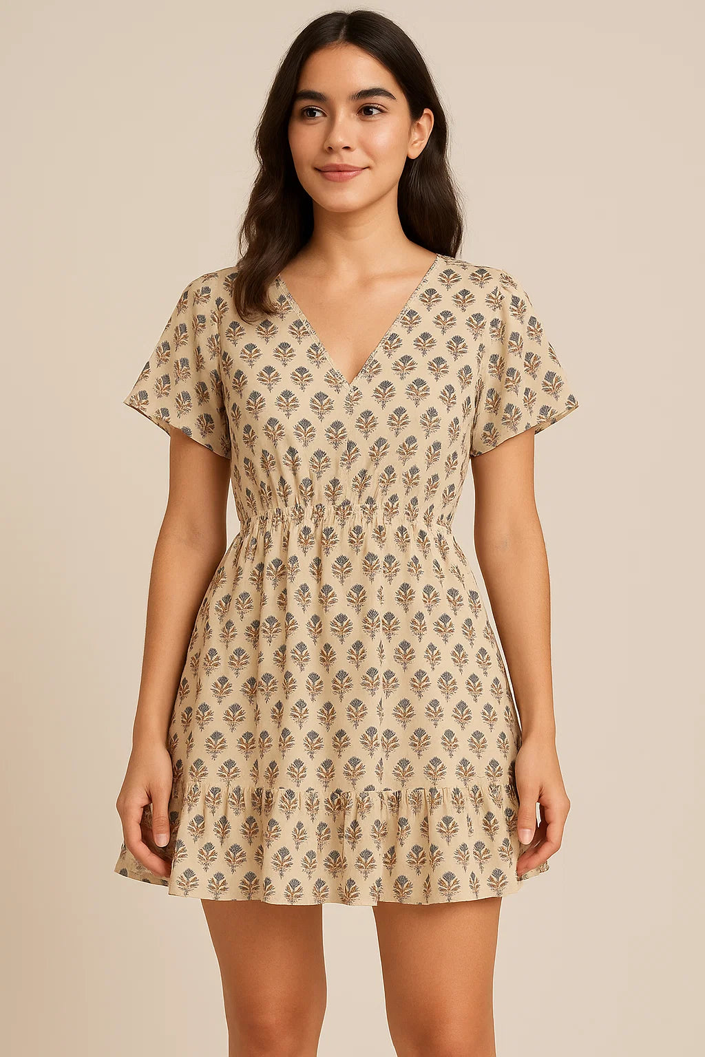 Beautiful Eucalyptus Tree Seamless Digital Printed Fabric - Cotton