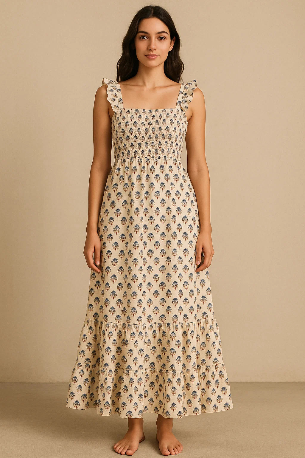 Beautiful Eucalyptus Tree Seamless Digital Printed Fabric - Cotton