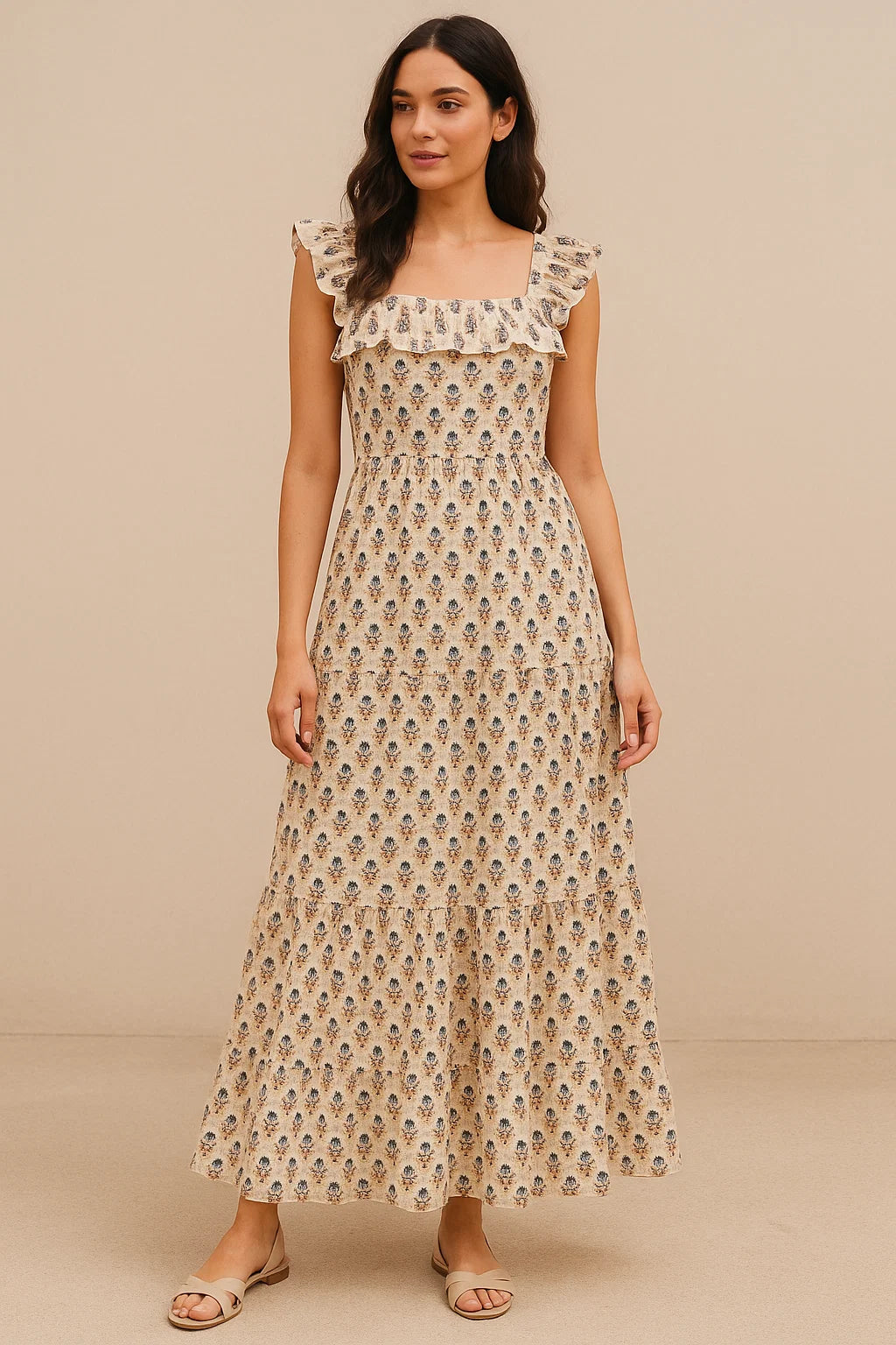 Beautiful Eucalyptus Tree Seamless Digital Printed Fabric - Cotton