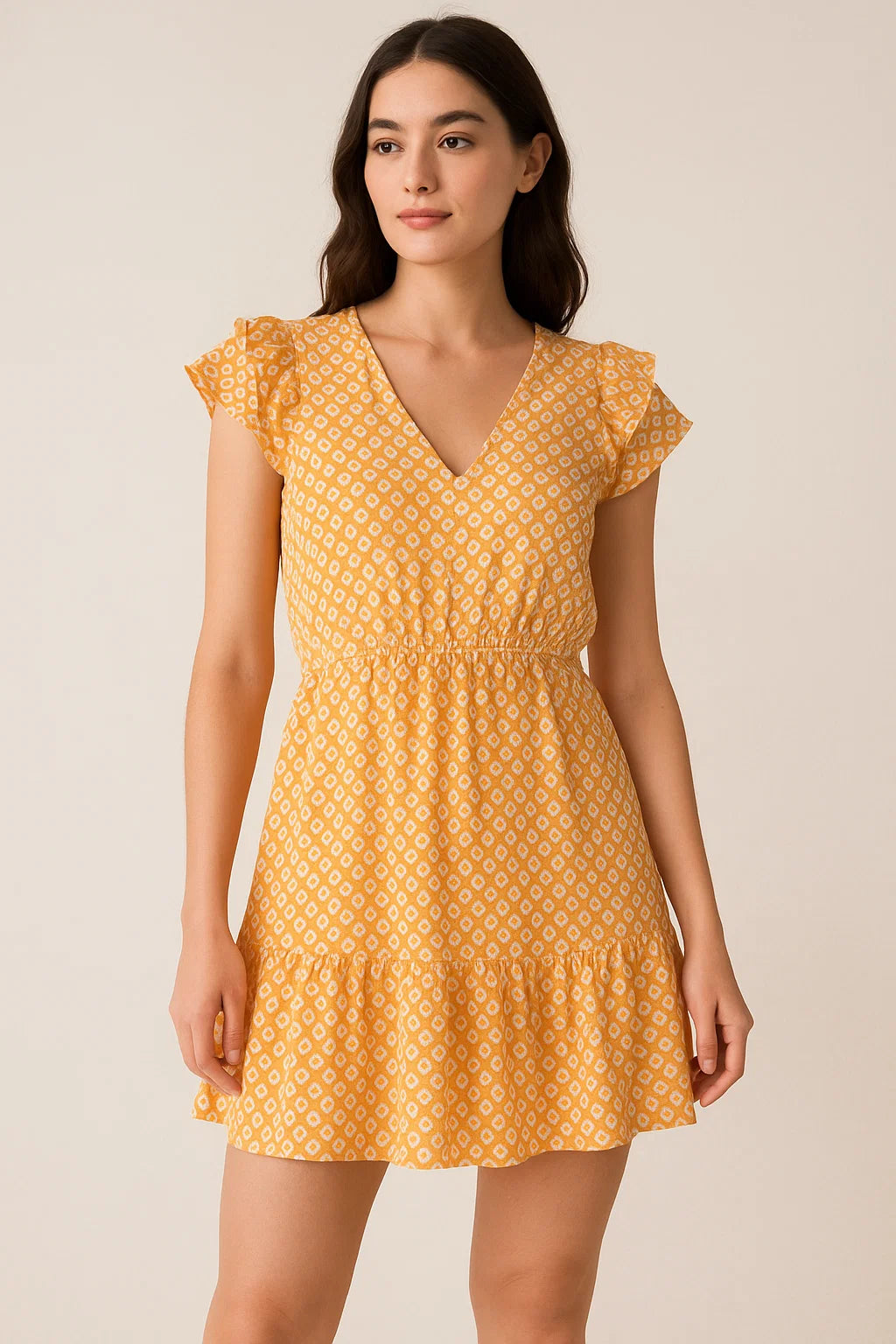 Bird's Eye Seamless Pattern Digital Printed Fabric - Pure Cotton