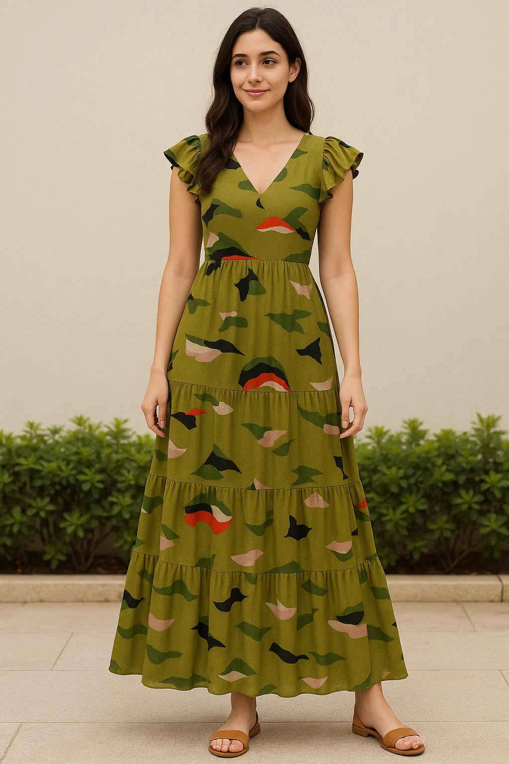 Creative Paper Art Colourful Digital Printed Fabric - Pure Cotton