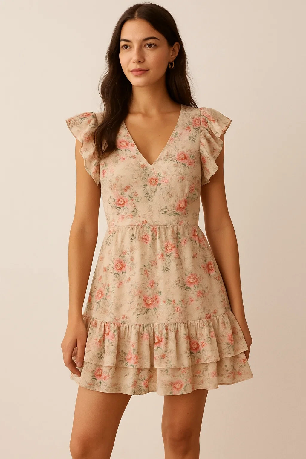 Beautiful Seamless Red Poppy Flower Digital Printed Fabric - Pure Cotton