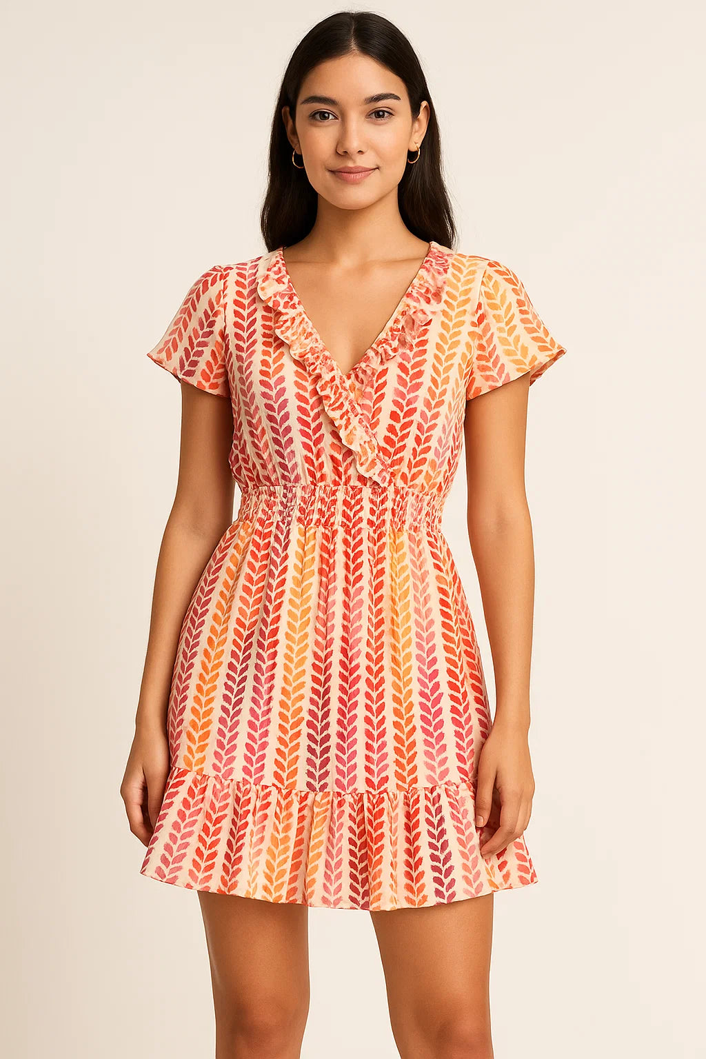 Bird Eyes Pattern Digital Printed Fabric