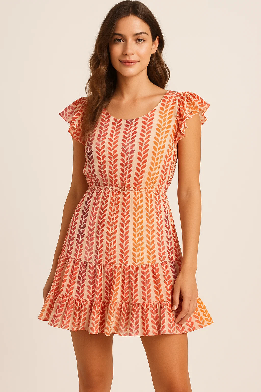 Bird Eyes Pattern Digital Printed Fabric