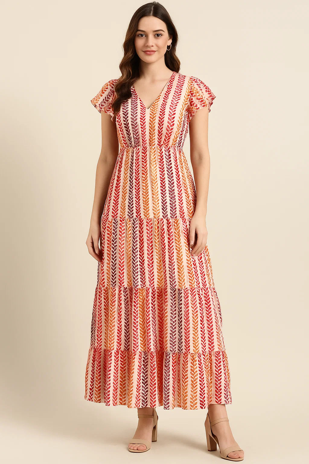 Bird Eyes Pattern Digital Printed Fabric