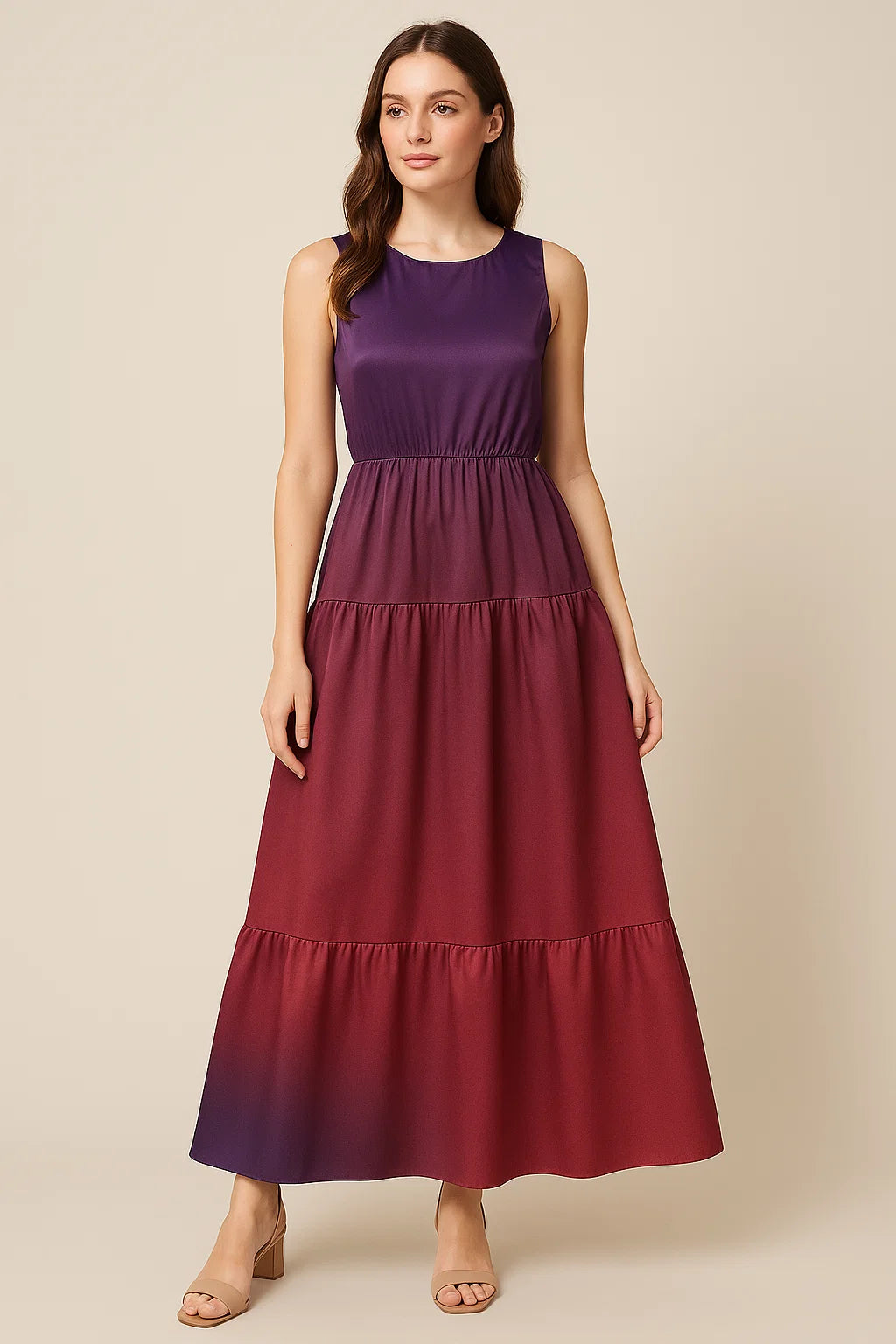 Morden Lifestyle Gradients Digital Printed Fabric - Japan Satin