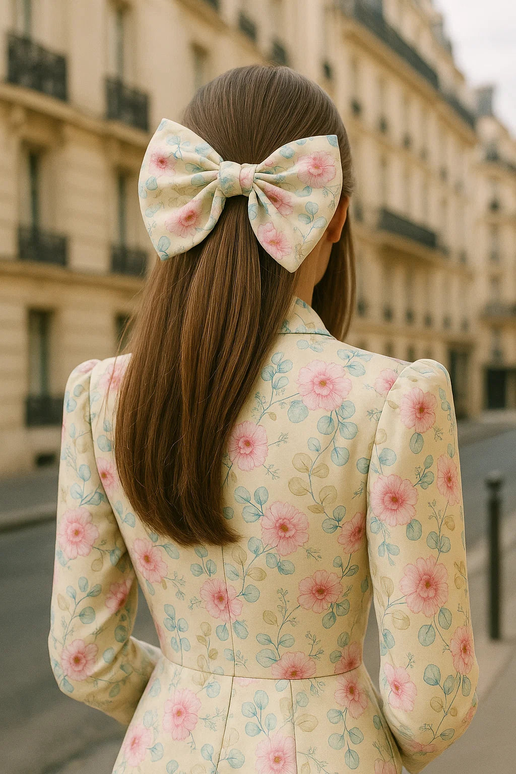 Peony Pink Flower Seamless Pattern Digital Printed Fabric - Japan Satin