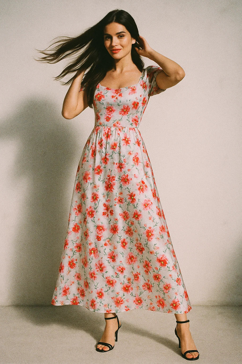 Watercolour Buttercup Flower Digital Printed Fabric - Japan Satin