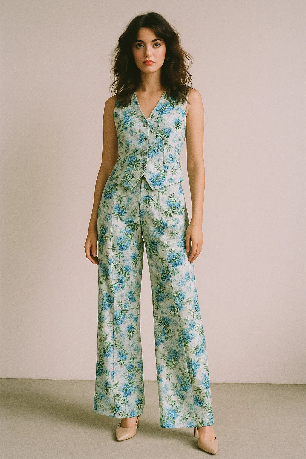 Watercolour Digital Paint Art Digital Printed Fabric - Japan Satin