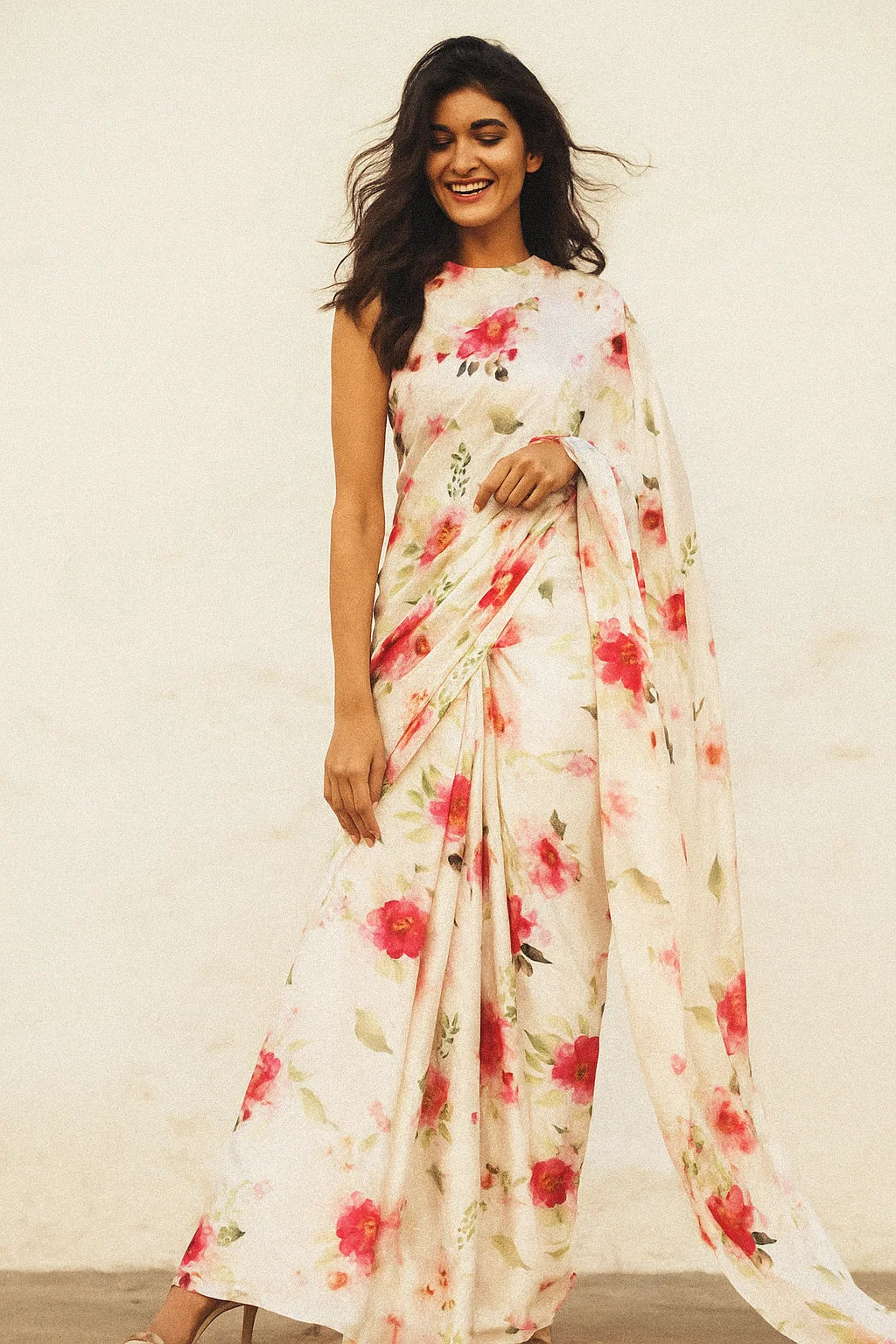 High Quality Multicolor Floral Pattern Digitally Printed Fabrics