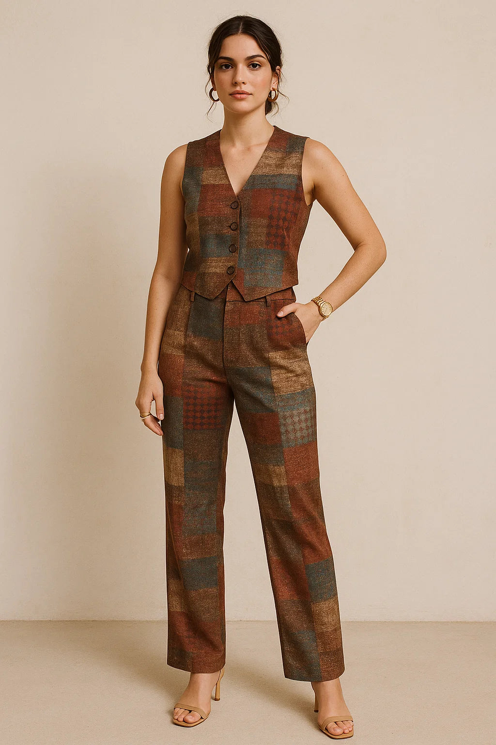 Decorative Morden Art Digital Printed Fabric - Poly Muslin