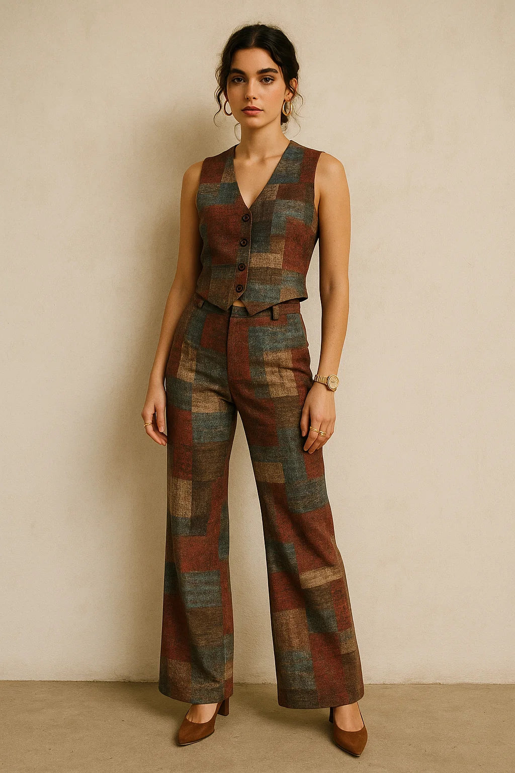 Decorative Morden Art Digital Printed Fabric - Poly Muslin