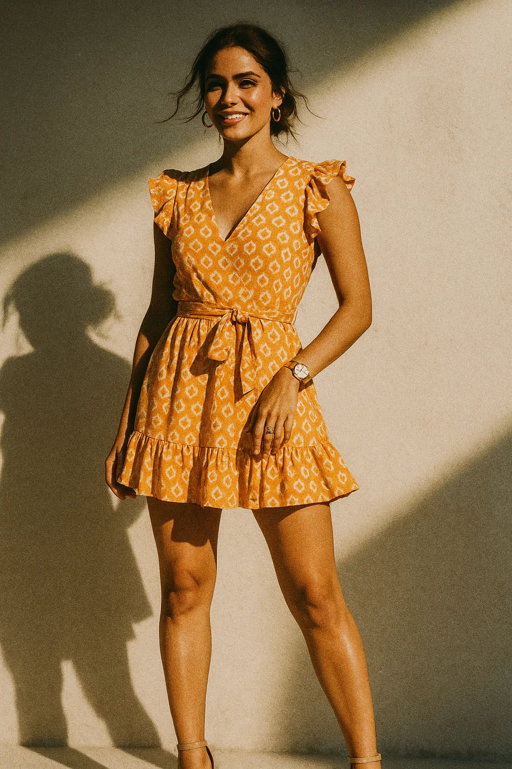 Bird's Eye Seamless Pattern Digital Printed Fabric - Muslin