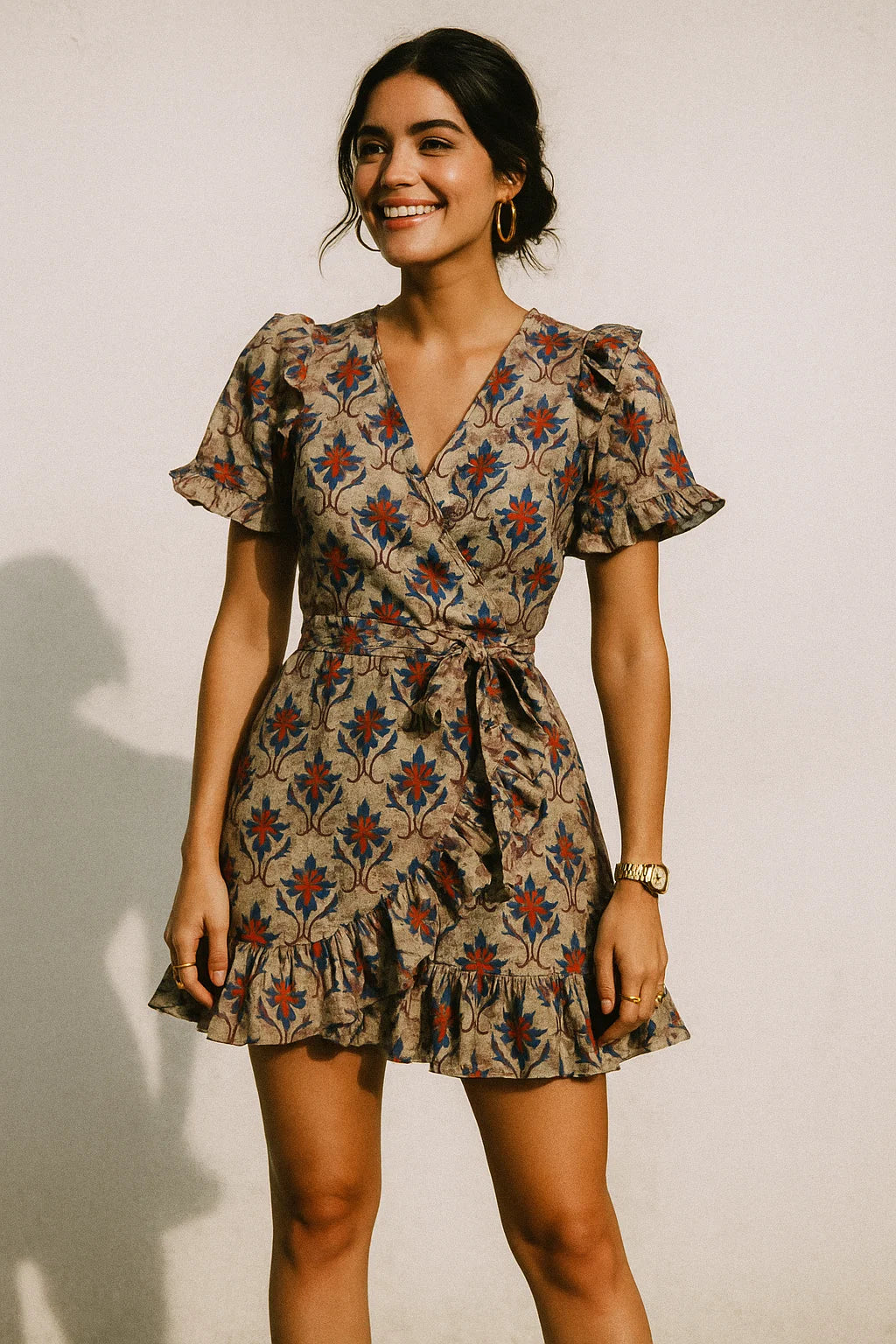 Maple Leaf Digital Printed Fabric