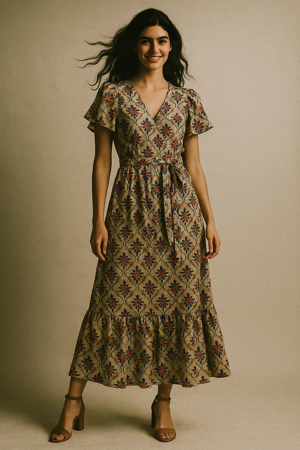 Maple Leaf Digital Printed Fabric