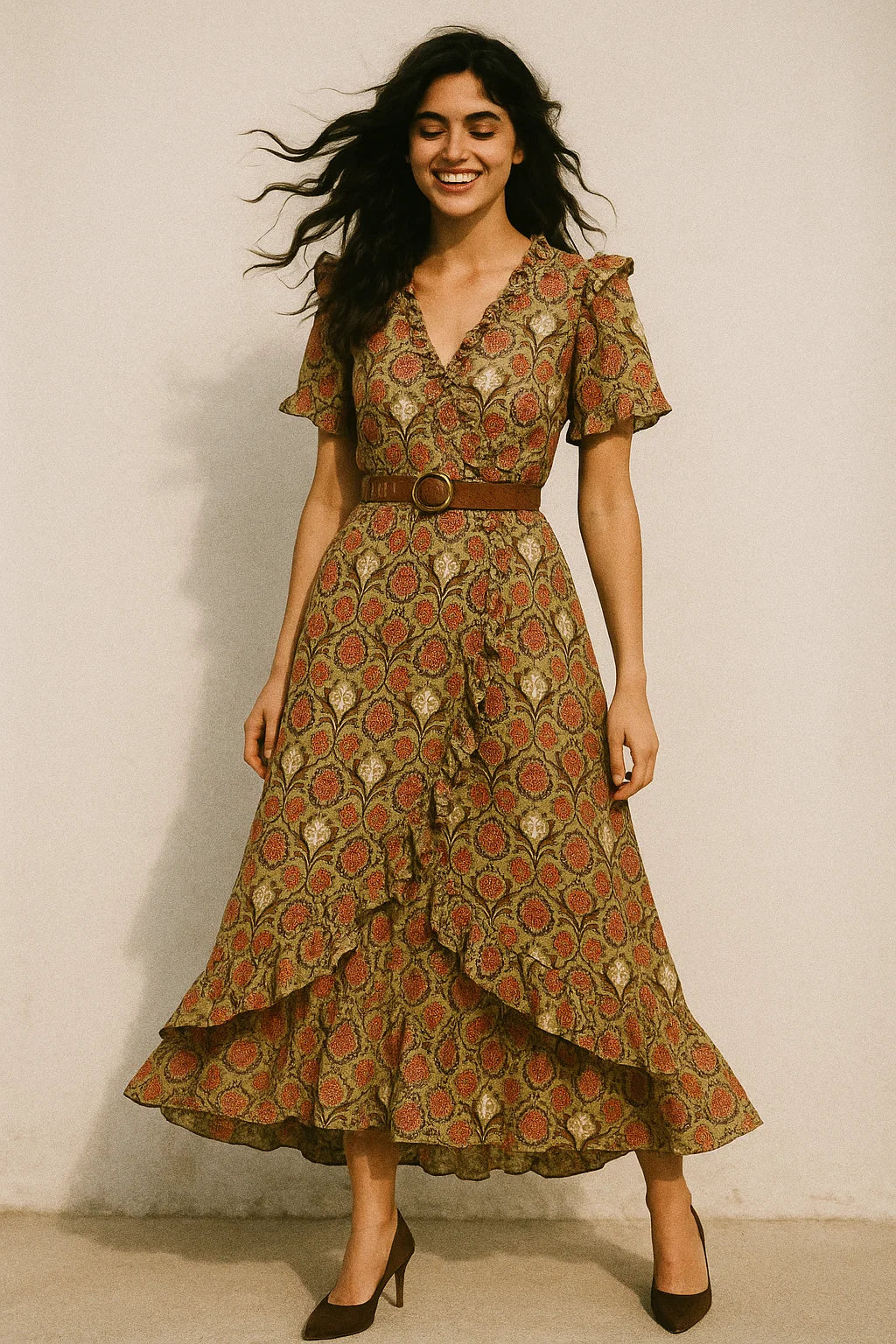 Decorative Damask Digital Printed Fabric