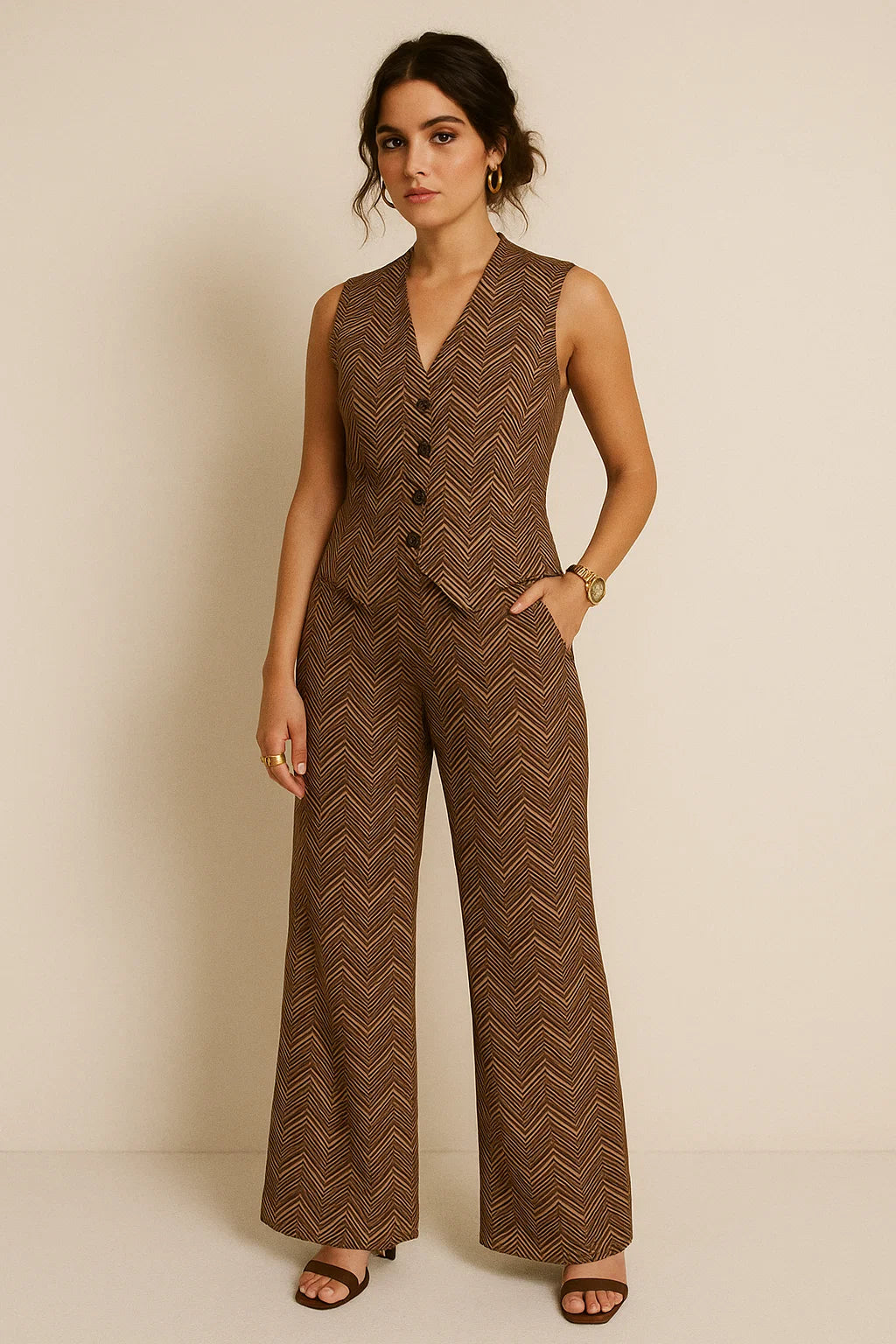 Chevron Digital Printed Fabric