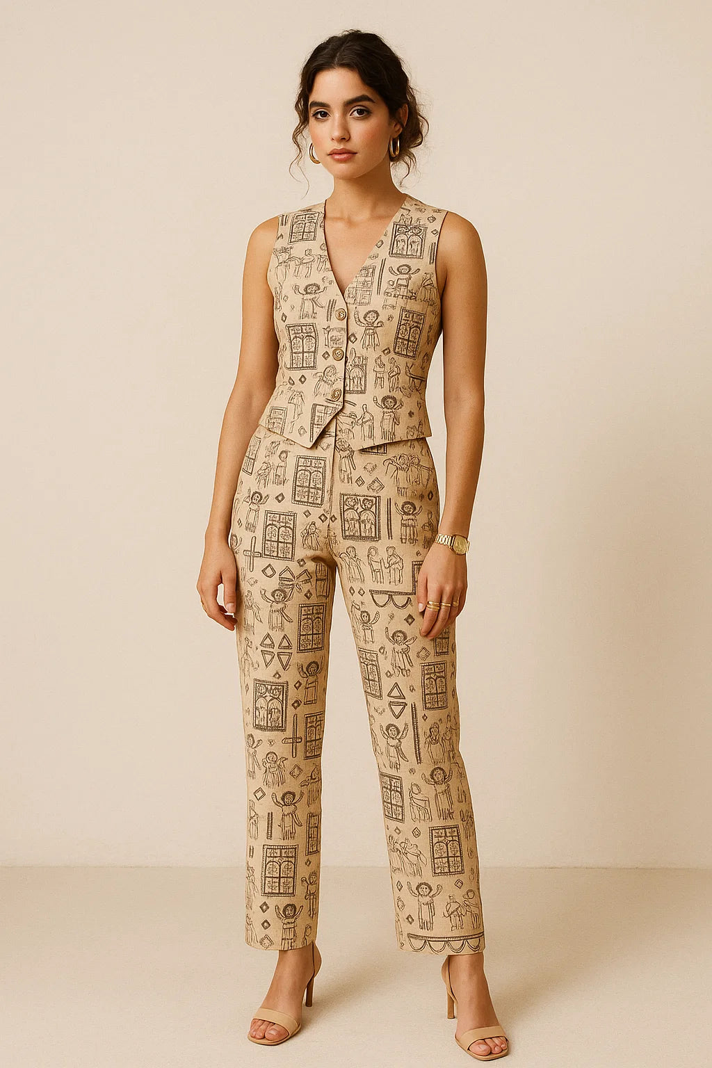 Beautiful Quirky Printed Fabric