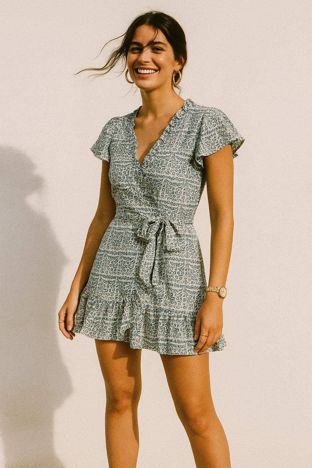 Morpich Block Digital Printed Fabric  - Muslin