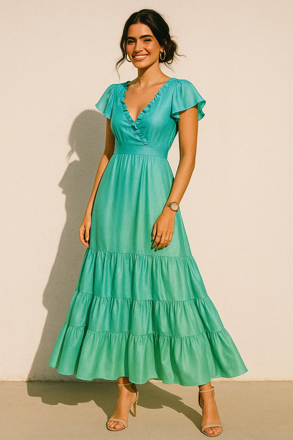 FAB VOGUE Studio's Classy Digital Printed Silk Crepe Fabric