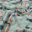 Sea Green Floral & Paisley Print Brasso Fabric for Kurtas – br 0 ta07194 108 1