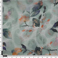 Sea Green Floral & Paisley Print Brasso Fabric for Kurtas – br 0 ta07194 108 4