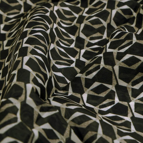 Modern Abstract Geometric Patterned Chanderi Fabric – ch 0 ma01193 108 1