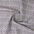 Olive Green Stylised Leaf Print Lightweight Chanderi Fabric – ch 0 ma0904 108 2
