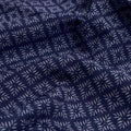 Navy Blue Starry Geometric Printed Chanderi Fabric – ch 0 ma0911 108 1