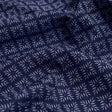 Navy Blue Starry Geometric Printed Chanderi Fabric – ch 0 ma0911 108 1