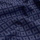 Navy Blue Starry Geometric Printed Chanderi Fabric – ch 0 ma0911 108 1