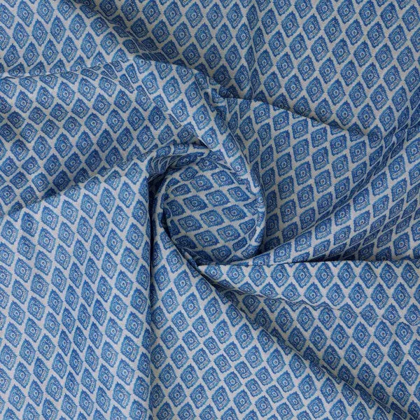 Blue Ikat Diamond Patterned Chanderi Fabric for Kurtas – ch 0 ma0954 108 2 a651c933 a005 4ef1 af7e ae50dd7e16c1