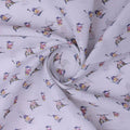 Artistic Watercolour Bird Print on Off White Chanderi – ch 0 ta0129 108 2 48f00485 ec4a 4635 b56e ff80d13c73ba
