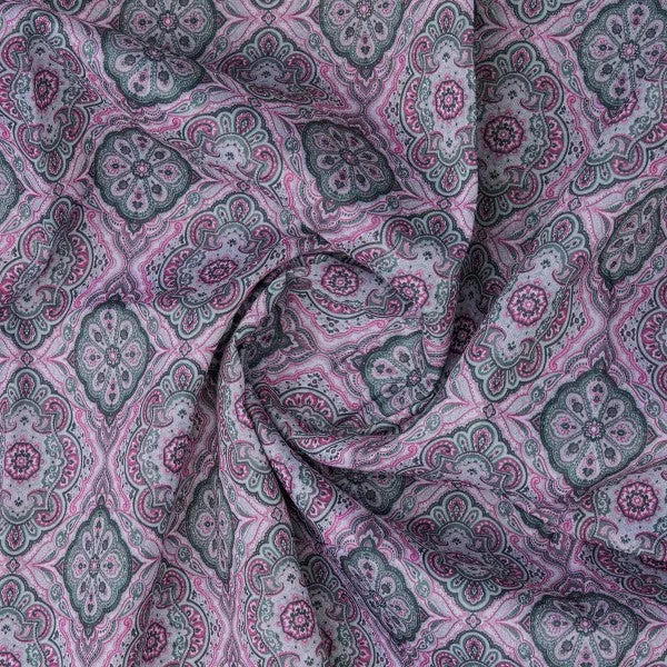 Pink & Grey Damask Decorative Pattern Chanderi Fabric – ch 0 ta05239 108 2 225735f1 af5b 484b 9439 2b2c08aed5c5