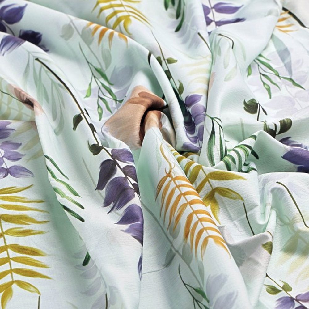 Botanical Floral & Leaves Digital Printed Polyester Fabric – dpq 0 aa778 145 1