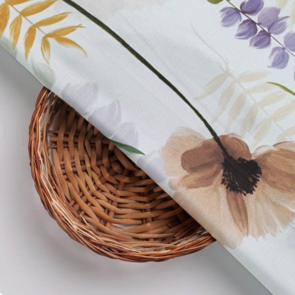 Botanical Floral & Leaves Digital Printed Polyester Fabric – dpq 0 aa778 145 3